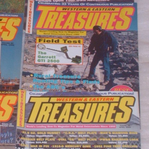 Lot of 6 Western & Eastern Treasures magazines - metal detecting, bottle hunting - Picture 5 of 7